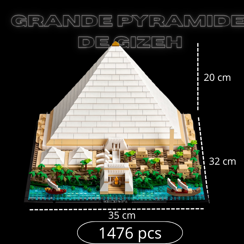 Grande Pyramide de Gizeh (1 476 pièces)