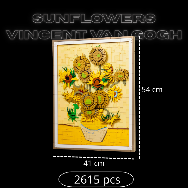 Vincent Van Gogh – Sunflowers (2615 pieces)