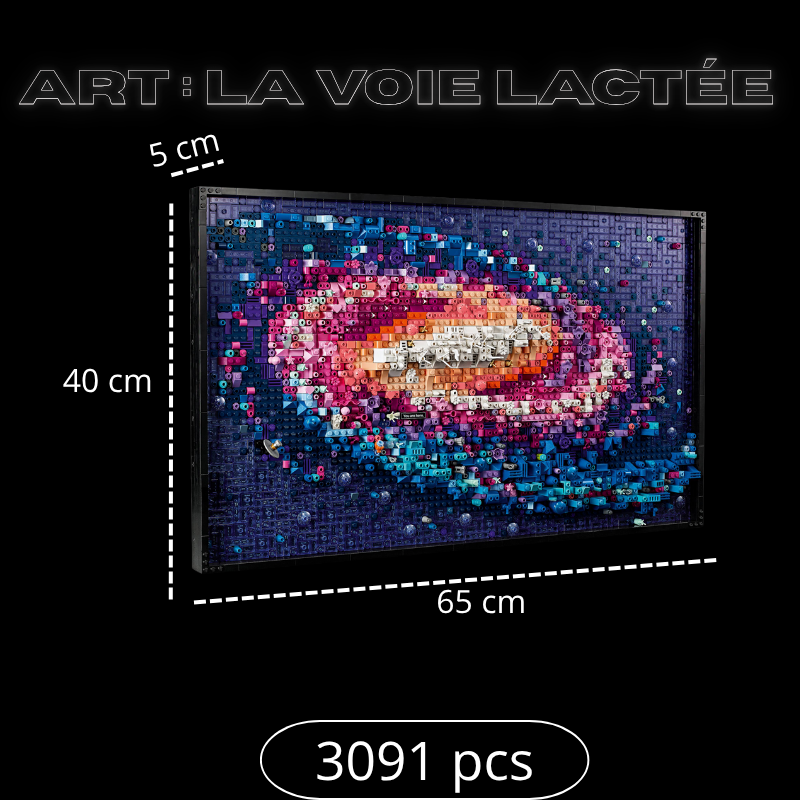 Art : La Voie Lactée (3 091 pièces)