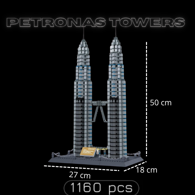 Tours Petronas (1160 pièces)