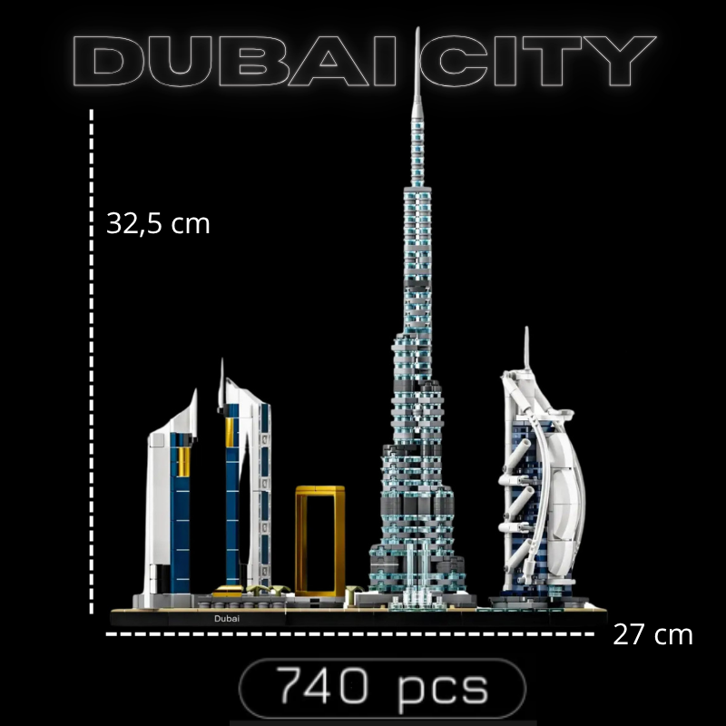 Ville de Dubaï (740 pièces)