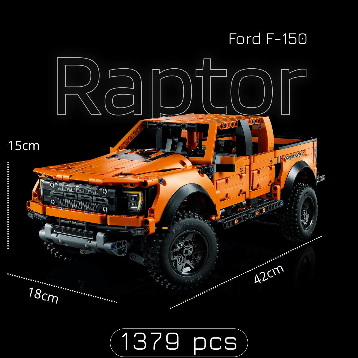 Ford F-150 Raptor (1379 pièces)
