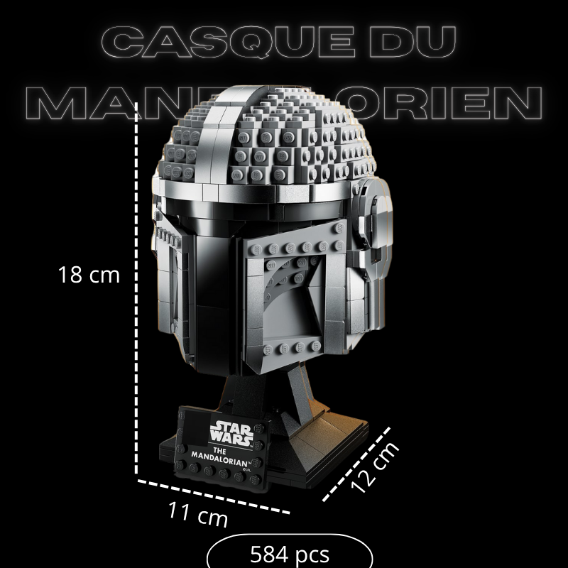 Casque Mandalorien (584 pièces)