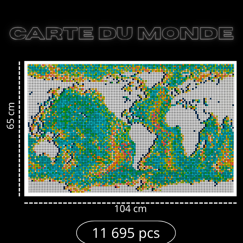 Carte du monde (11 695 pièces)