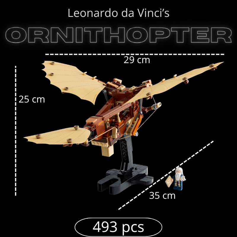 La machine volante de Léonard de Vinci (493 pièces)