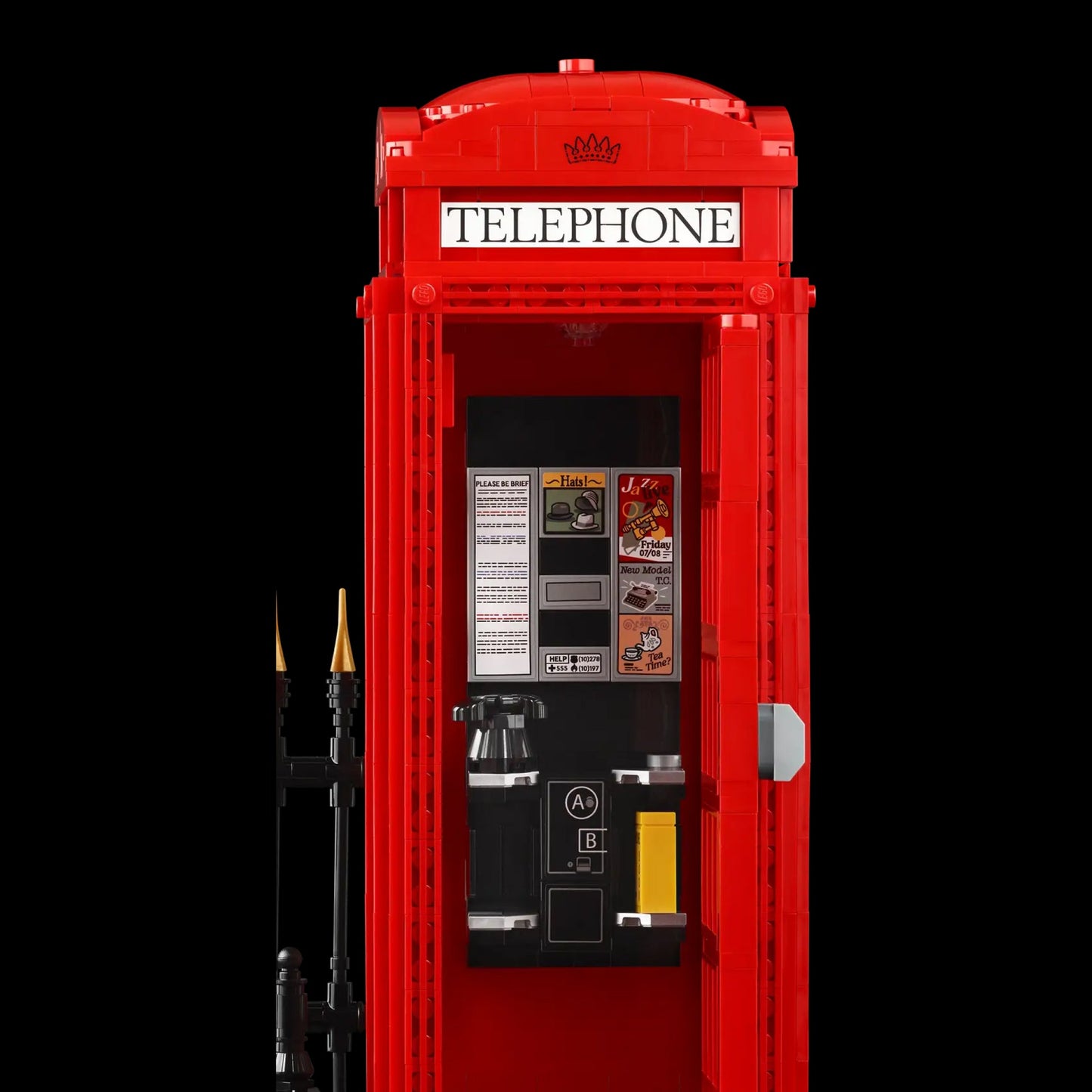 Cabine téléphonique rouge (1460 pièces)