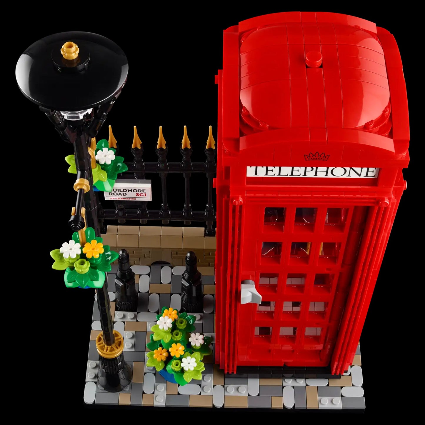 Cabine téléphonique rouge (1460 pièces)