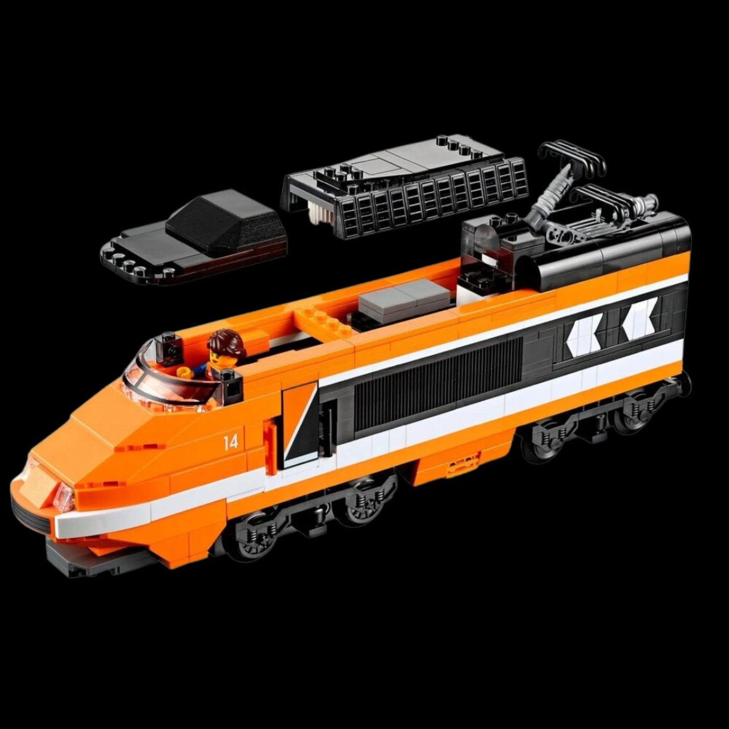 Train électrique (1287 pièces)