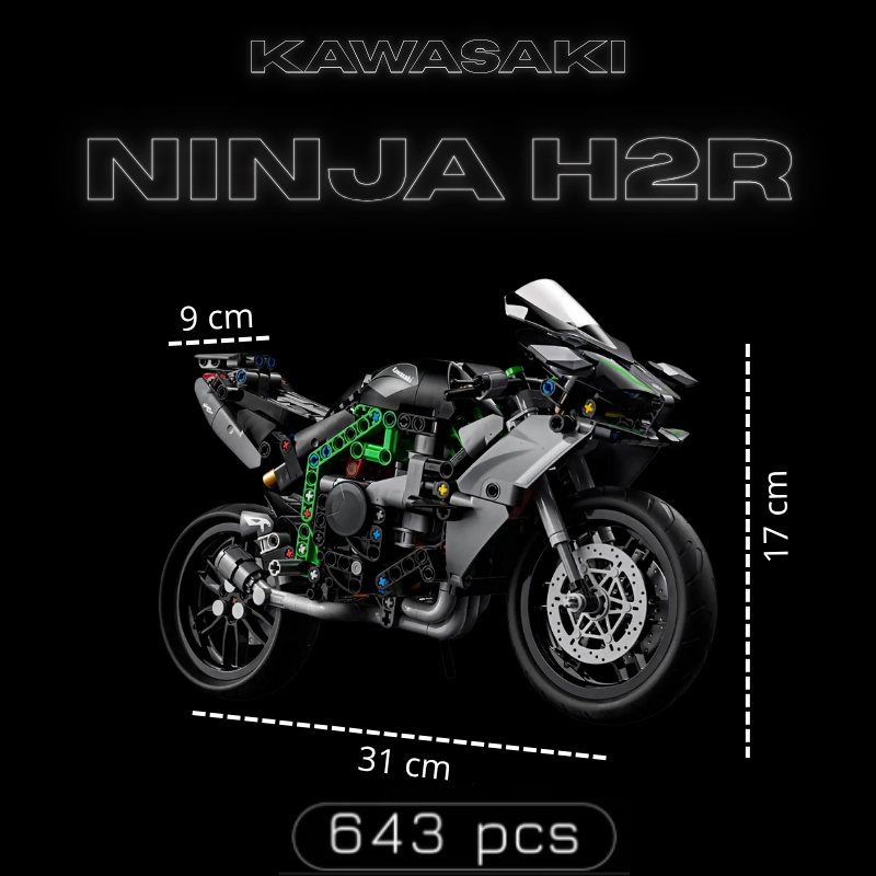 Kawasaki Ninja H2R (643 pièces)