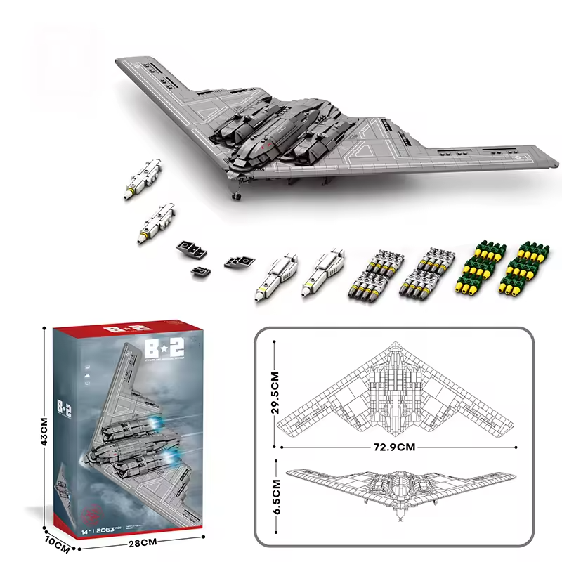 Bombardier furtif B-2 Spirit (2063 pièces)