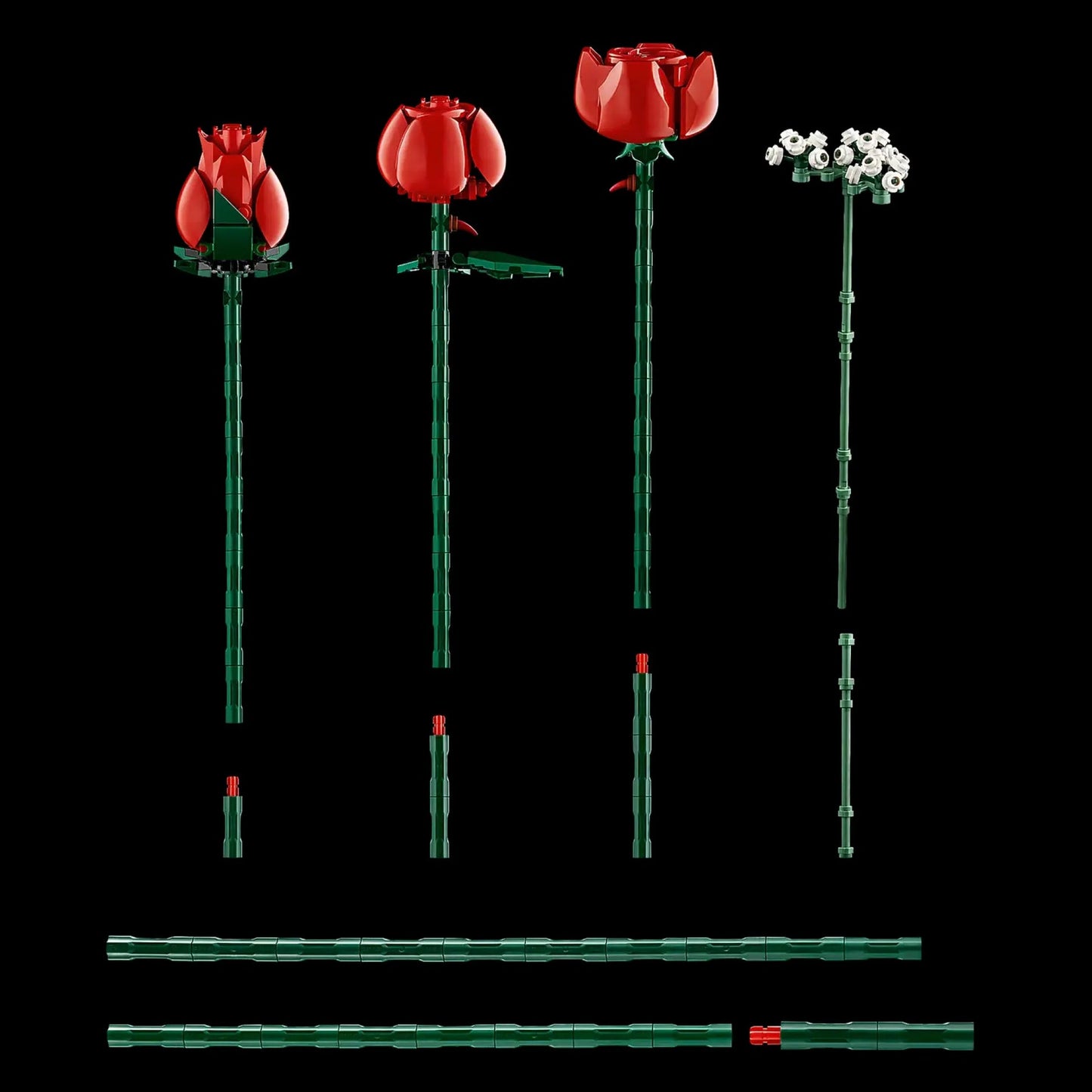 Bouquet de roses (822 pièces)