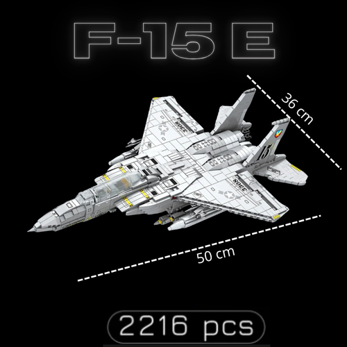 Avion de chasse F-15E (2216 pièces)