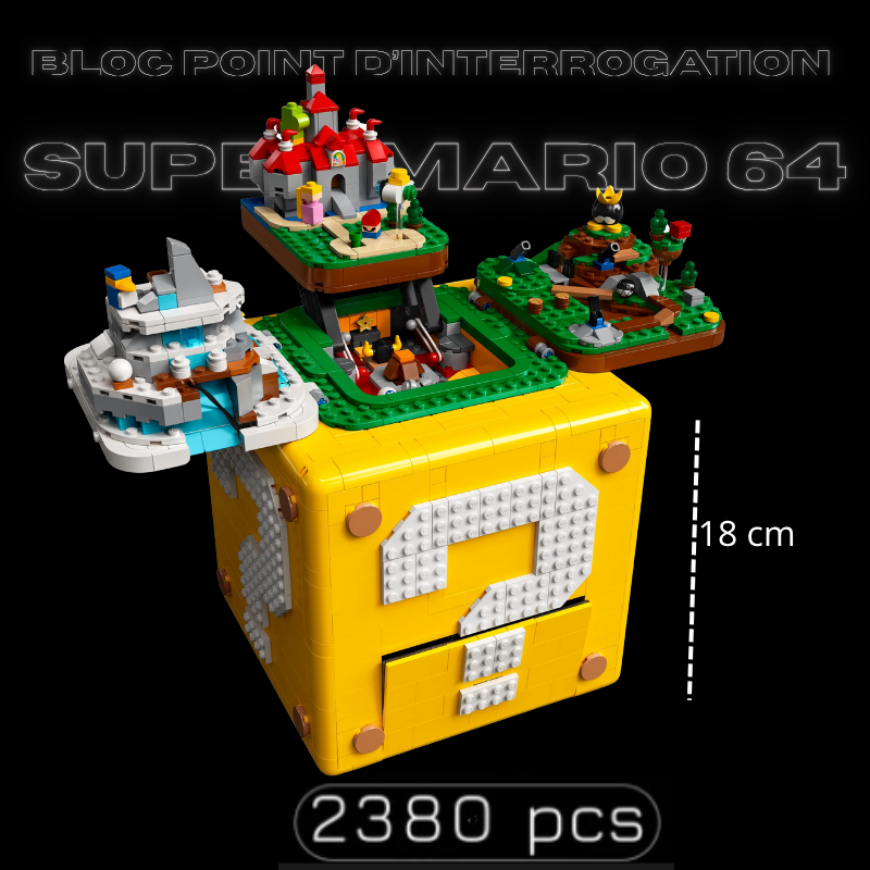 Bloc de questions Super Mario 64 (2064 pièces)