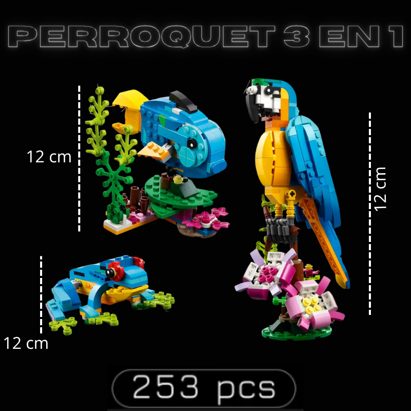 Perroquet 3 en 1 (253 pièces)