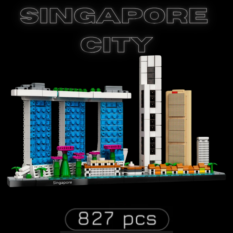 Ville de Singapour (827 pièces)