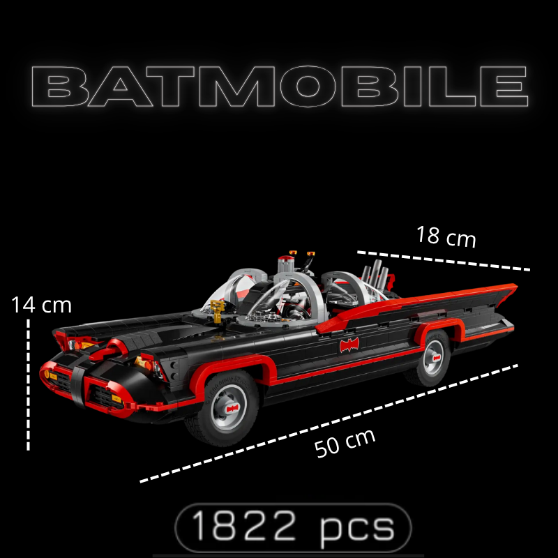 Batmobile (1822 pièces)