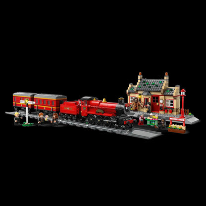 Poudlard Express et la gare de Pré-au-Lard (1074 pièces)